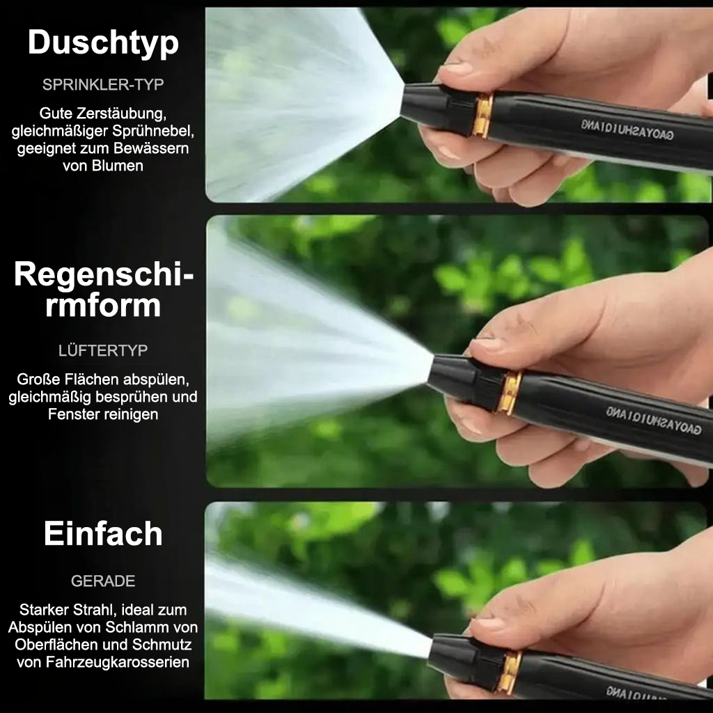 🚗 LETZTER TAG: 50 % RABATT ✨ Leistungsstarker Hochdruck-Sprüher für Autowäsche, Haus und Garten