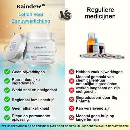 Raindew™ Nerve Relief Lotion (🔥kortingen duren 30 minuten 🔥）