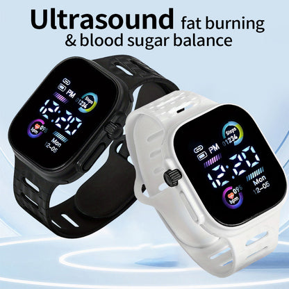 DiSyan™ Ultrasone vetverbranding en infrarood glucosecontrolehorloge
