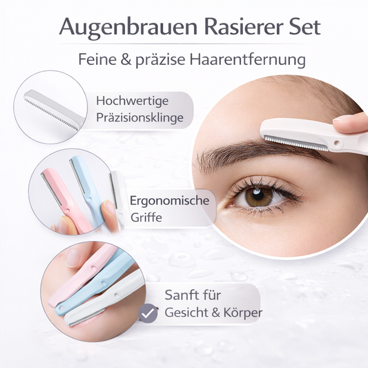 Augenbrauen Rasierer Set
