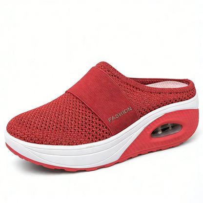 🔥🌍BQODQO® Air-Cushion Slip-On Walking Shoes with Arch Support, Relieves Varicose Veins🔥🌍