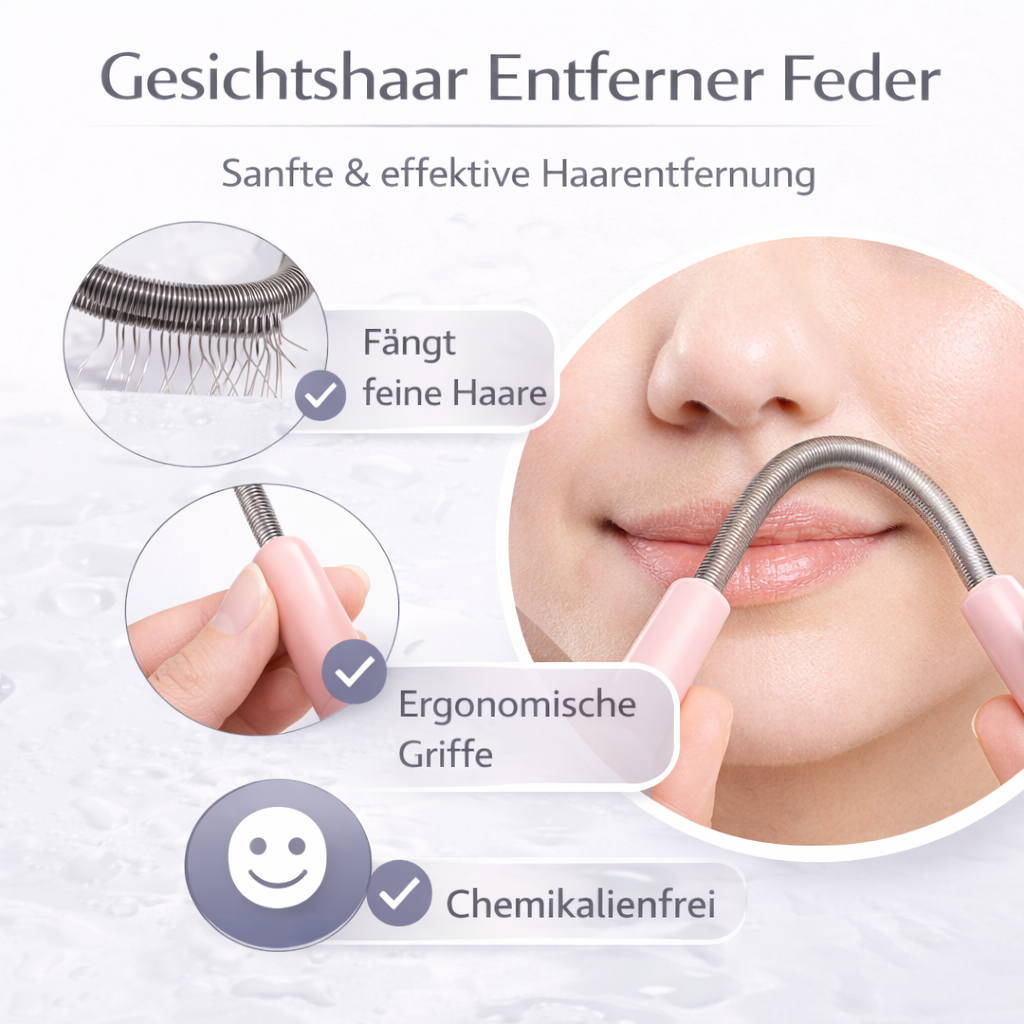 Gesichtshaar Entferner Feder