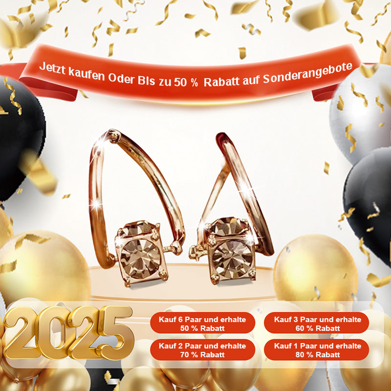 (❤️LETZTER TAG – 80 % RABATT🔥) 🎉 𝐂𝐙𝐓𝐈𝐂𝐋𝐄® 𝐆𝐞𝐫𝐦𝐚𝐧𝐢𝐮𝐦-Ohrringe