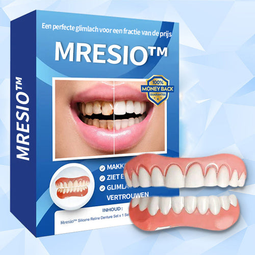 Mresio™ Silicone Gevoerde Prothese Kit (👩‍🔬 aanbevolen door tandarts)