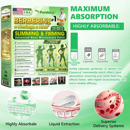 📢𝐎𝐟𝐟𝐢𝐜𝐢𝐚𝐥 𝐔𝐒 𝐒𝐭𝐨𝐫𝐞 🇺🇸  | 🧑‍⚕️🩺 𝐏𝐮𝐫𝐞𝐥𝐨𝐫𝐚® Moringa · Berberine × NAD+ 𝟏𝟎-𝐢𝐧-𝟏 𝐀𝐝𝐯𝐚𝐧𝐜𝐞𝐝 𝐍𝐚𝐧𝐨 𝐌𝐢𝐜𝐫𝐨𝐧𝐞𝐞𝐝𝐥𝐞 𝐏𝐚𝐭𝐜𝐡 — 𝐎𝐧𝐜𝐞 𝐃𝐚𝐢𝐥𝐲, 𝐕𝐢𝐬𝐢𝐛𝐥𝐞 𝐑𝐞𝐬𝐮𝐥𝐭𝐬 𝐢𝐧 𝟕 𝐃𝐚𝐲𝐬
