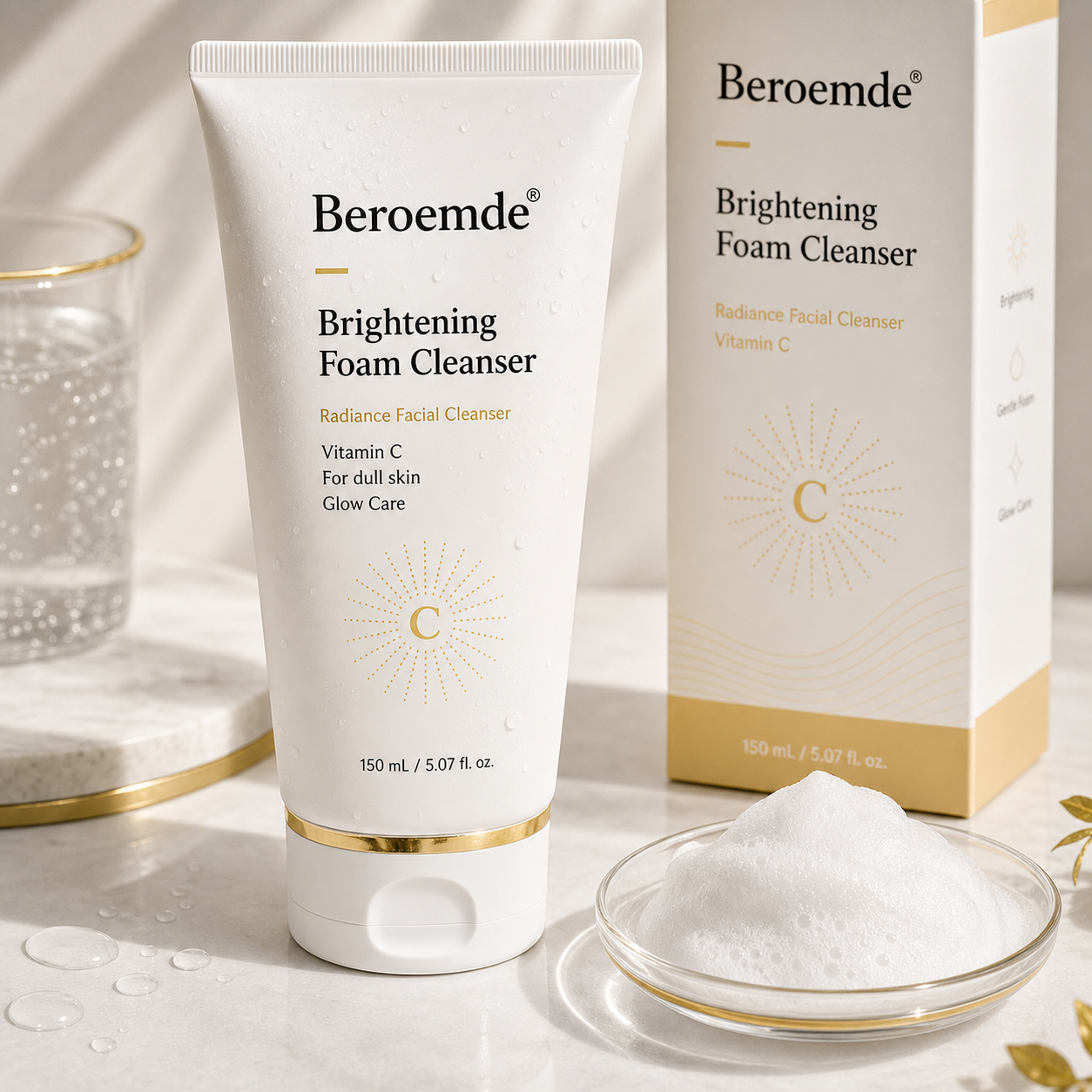 Beroemde® Brightening Foam Cleanser