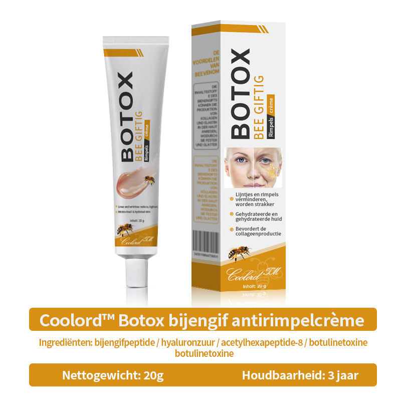 Laatste dag van de promotie: 70% korting op -Coolord™ Botox Bee Venom Wrinkle Removal Cream