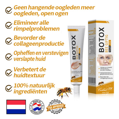 Laatste dag van de promotie: 70% korting op -Coolord™ Botox Bee Venom Wrinkle Removal Cream