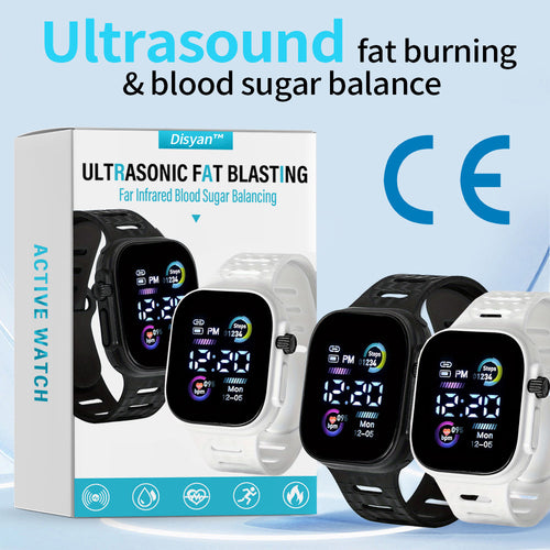 DiSyan™ Ultrasone vetverbranding en infrarood glucosecontrolehorloge