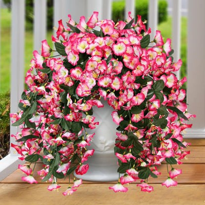 On Sale-Artificial Faux Hanging Flowers Plants - UV resistant, Waterproof,Windproof